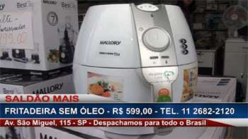 EXEMPLO DE COMERCIAL DINAMICO: fritadeira sem óleo